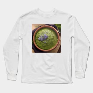 Matcha Tea Time Green Vintage Long Sleeve T-Shirt